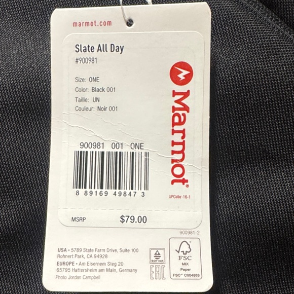 Marmot Charcoal Gray Backpack - Picture 5 of 5